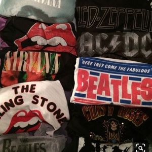 2 mystery band shirts! Select your sizes!